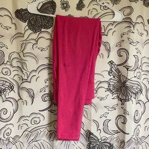 Under armor women’s pink leggings